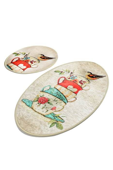 Mijölnir Juego de alfombrillas de baño Multicolor (2 piezas)